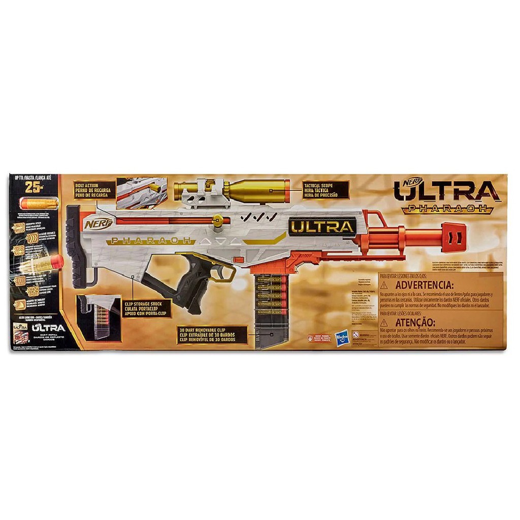 NERF Ultra Pharaoh Sniper Blaster - Pistol Mainan