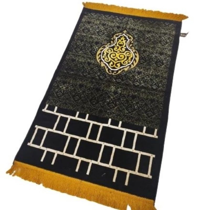 Sajadah Kiswah Motif Khusus Hitam