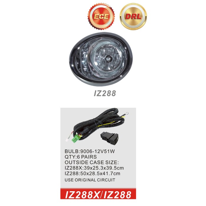 FOGLAMP / LAMPU KABUT DLAA IZ288 IZ ISUZU D-MAX 2007