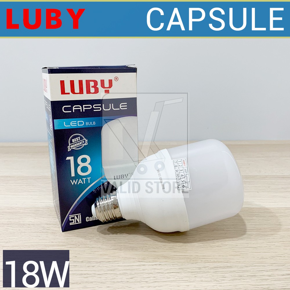 Luby Capsule Lampu LED 18W / 18 Watt