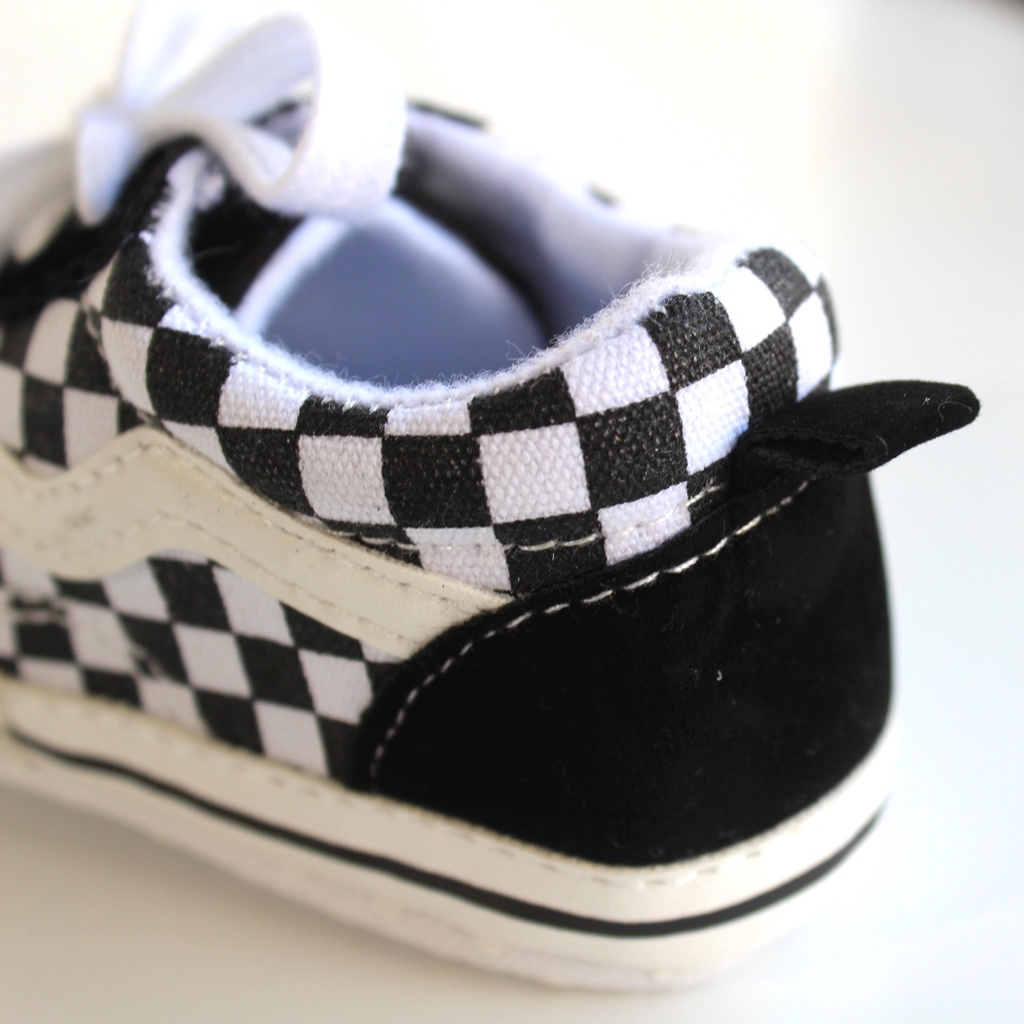 Sepatu Bayi Laki Laki Import Premium Sepatu Baby Cowok Fashion Motif Vans Sepatu Prewalker Anak Bayi Kualitas Premium Import Usia 0 - 18 Bulan