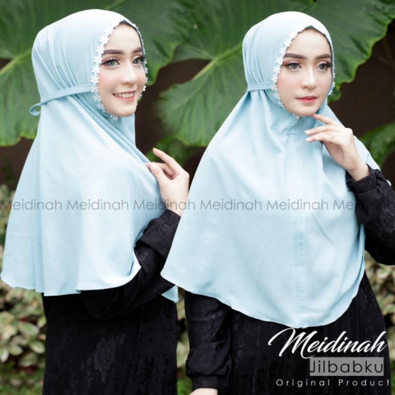 bergo maryam motif bunga