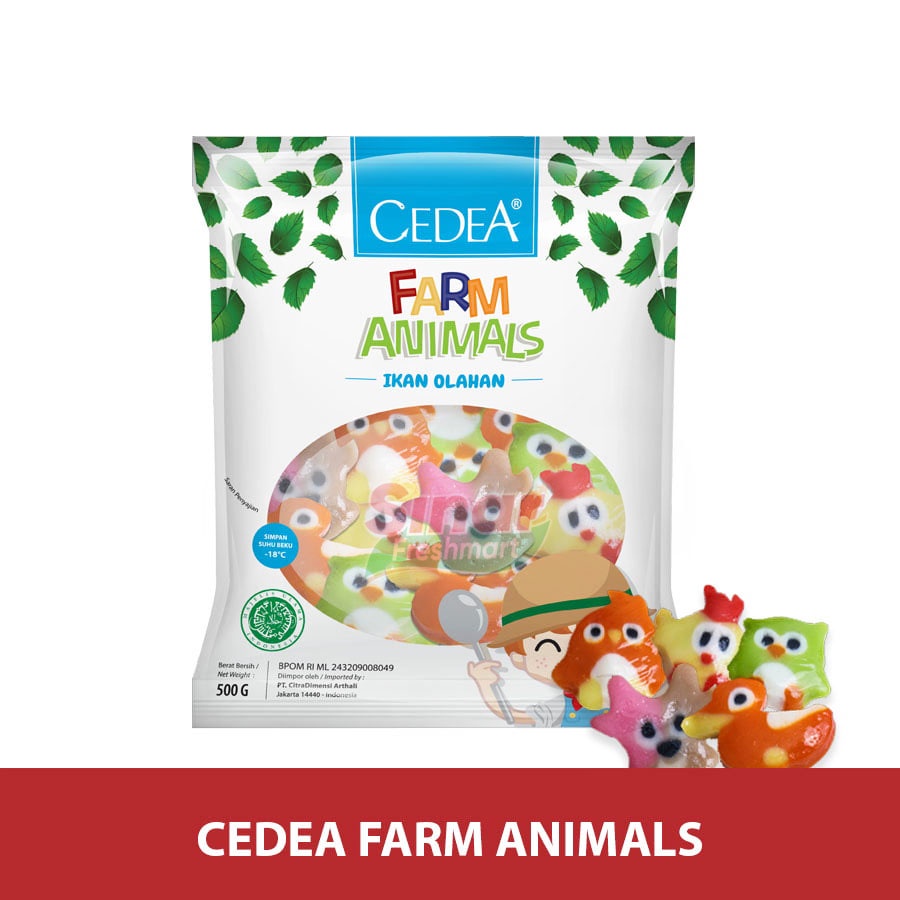 

[SINAR.FRESHMART] CEDEA Farm Animals / Bakso bentuk binatang [500g]