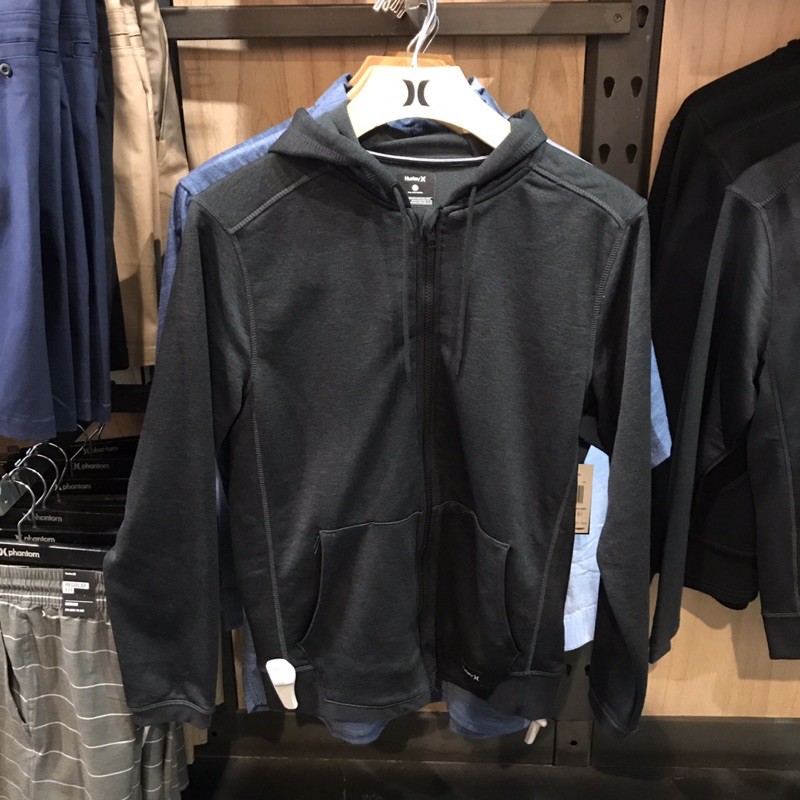 jaket hurley drifit disperse zipper fleece original