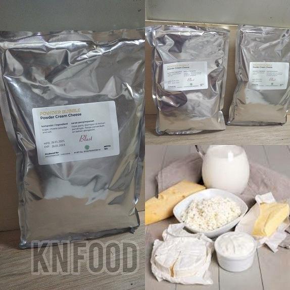 

(BISA COD) Bubuk Cream Cheese Premium 1000 Gram -Topping cream cheese tea Premium