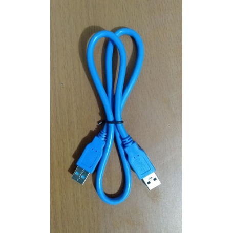 KABEL USB MALE TO MALE 60 CM V 3.0 / MALE MALE  60 CM V3.0