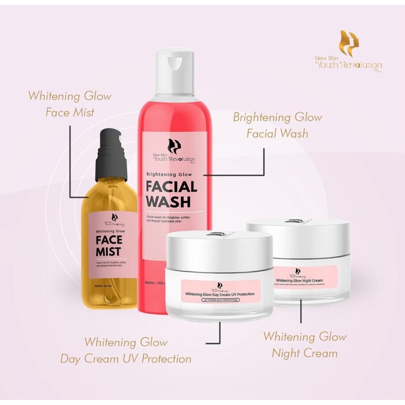 Skincare Cream Pemutih Wajah GLOWING Kosmetik Wanita | NEW SKIN YOUTH REVOLUTION PLUS-3