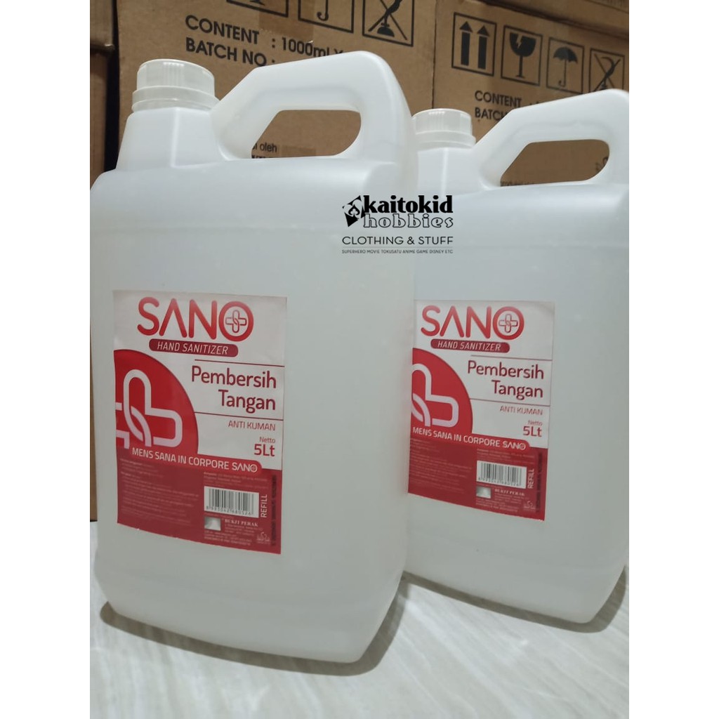 SANO Hand Sanitizer GEL 5 Liter