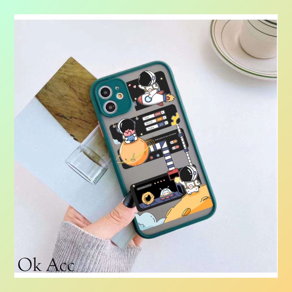 Softcase Motif NASA AA16 for Infinix Hot 8 9 10 10s 10t 11 11s 12 12i Play Note 7 Lite Smart 4 5 6 6+ HD NFC