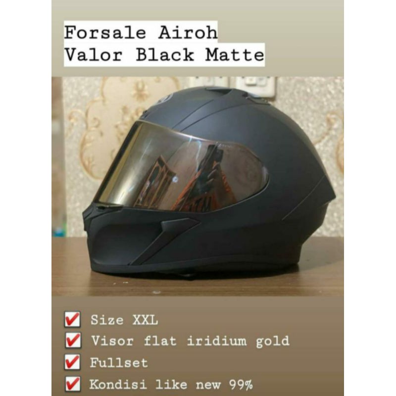 Helm Airoh Valor black matte