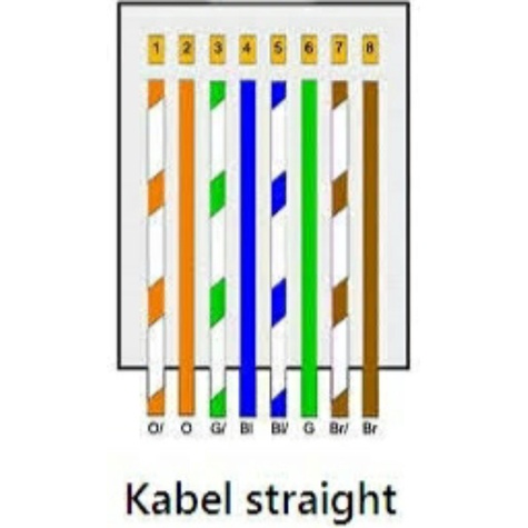 KABEL LAN RJ45 CAT6 PANDUIT ORIGINAL SIAP PAKAI METERAN