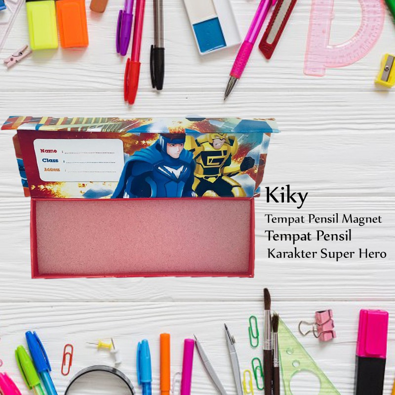 

Kiky/Tempat Pensil/Tempat Pensil Magnet/Karakter Super Hero/625001