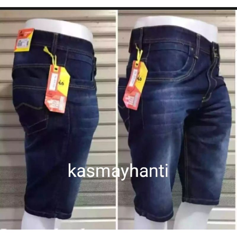 kasmayhanti/harga promo celana jeans pendek lois original denim import/celana pendek lois pria