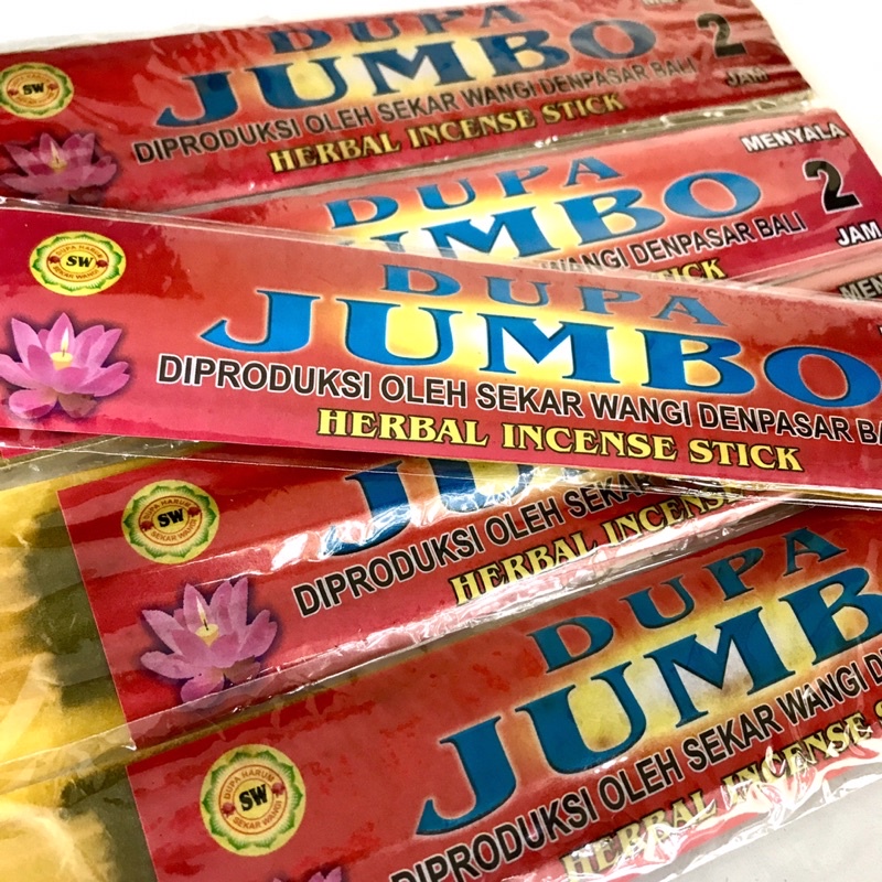 Dupa Hio Jumbo 2 jam Ayur isi 8 stick Panjang 28 cm Abu Dingin