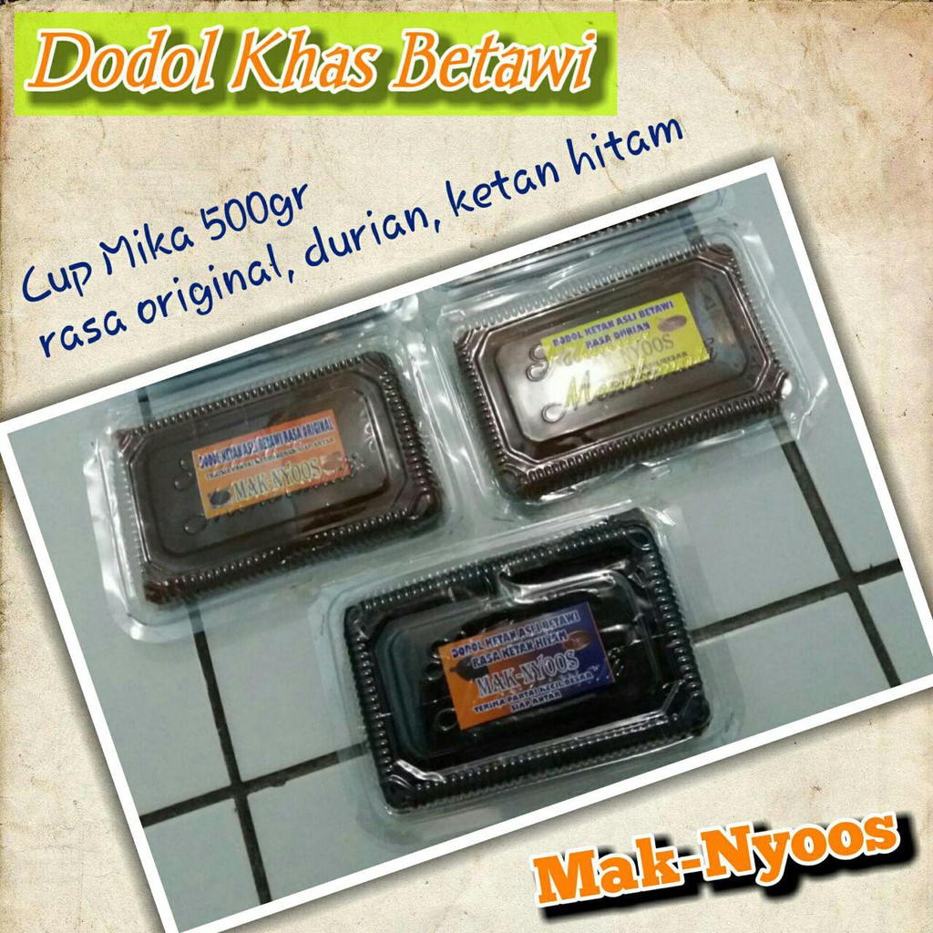 

Dodol Betawi Mak-Nyoos