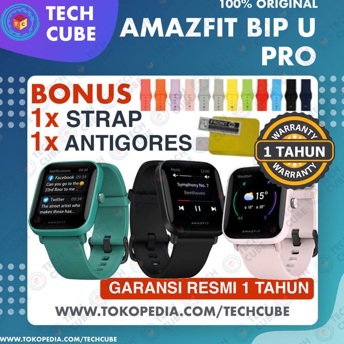Amazfit BIP U PRO Smartwatch GPS Sport Jam Tangan Digital Smart Watch