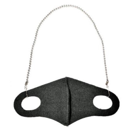 Kalung Gantungan Masker Strap Mask Hanging Korean Silver Metalic Beads String Series Mote Rantai