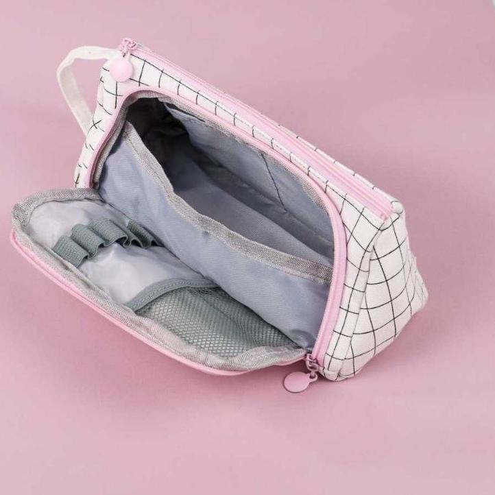 

Dijamin Miring harga.. Tempat Pensil Large Capacity Motif Garis