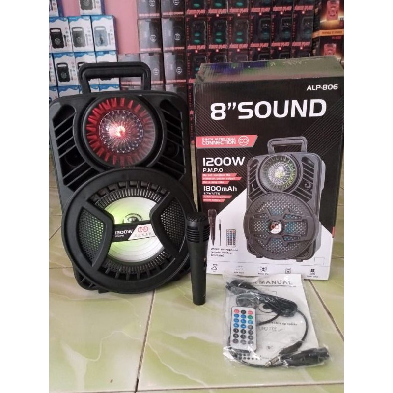 speker bluetooth ALP 806 super bass