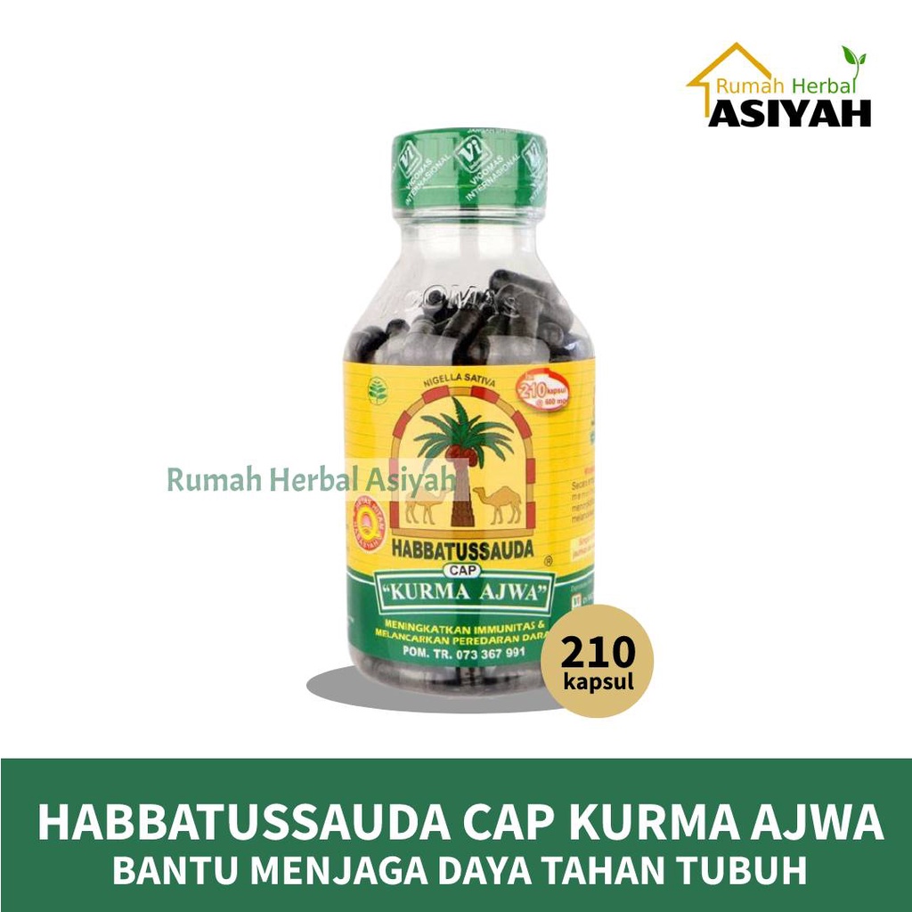 Habbatussauda (Isi 210 Kapsul) Habatusauda Habatussauda - Kurma Ajwa