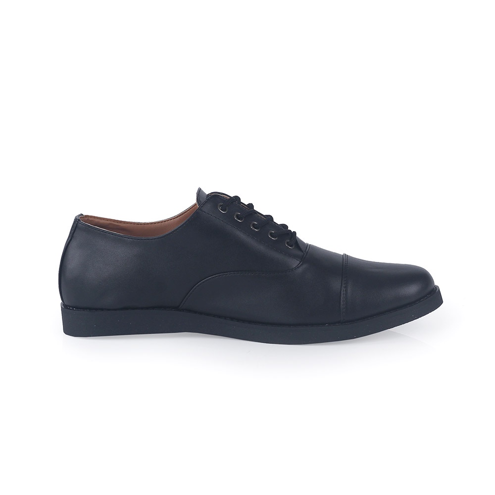 Justrue Sepatu Formal Pria Casual Sneakers Formal Hitam 234