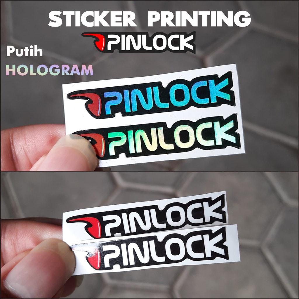 

Stiker Printing visor Pinlock Hologram Sticker Pinlok Print Cut Visor Helm Motor Sepasang