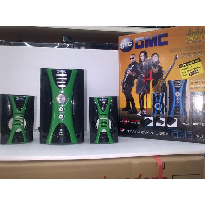 Bisa bayar ditempat/COD SPEAKER GMC 888H MULTIMEDIA KUALITAS TERJAMIN TERMURAH