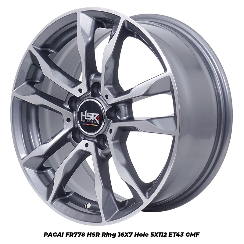 Velg Mobil HSR PAGAI FR778 Ring 16 Terbaru Velg Racing R16 BRV Ertiga Innova Luxio Terlaris