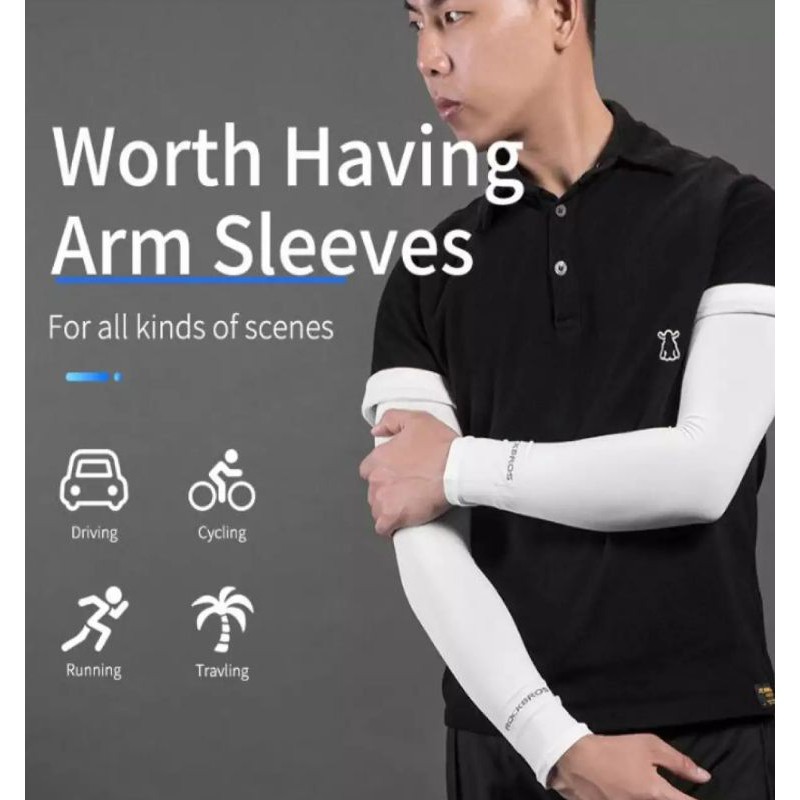 YGRETTE - Rockbros Manset Lengan Outdoor Olahraga Sepeda Arm Sleeve Rockbros Manset Lengan Murah