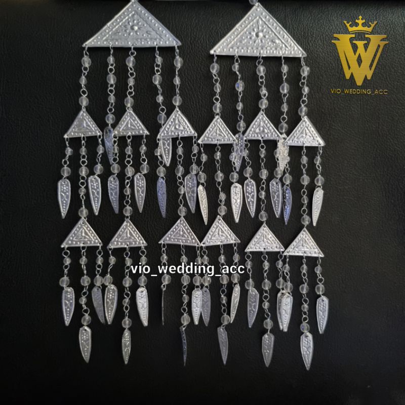 set mahkota silver super Quality