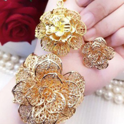 Xuping Set Perhiasan Bunga 2819n