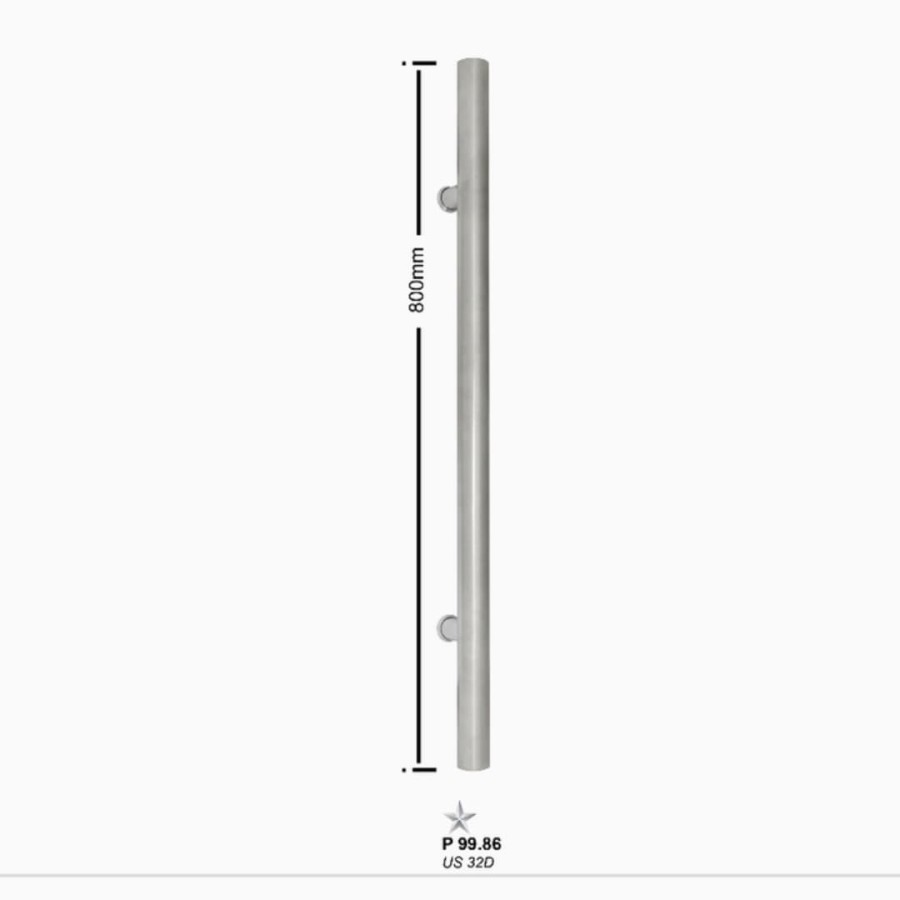 GRADINO - HANDLE PINTU/PULL HANDLE GRADINO P 99.86/HANDLE 80 CM STAINLESS SUS 304