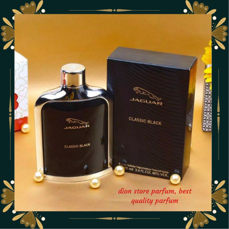 Parfum pria original import PARFUM PRIA JAGUAR CLASSIC BLACK 100ML PARFUM COWOK PARFUME COWO