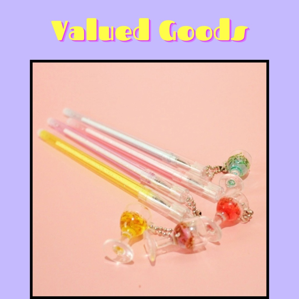 

Pulpen Gantungan Gelas Wine Mewah - PINK UNGU BIRU KUNING - pena lucu pen gel bolpoin bulpen warna warni unik alat tulis hadiah anak sekolah & kantor stationery cute karakter kartun minuman