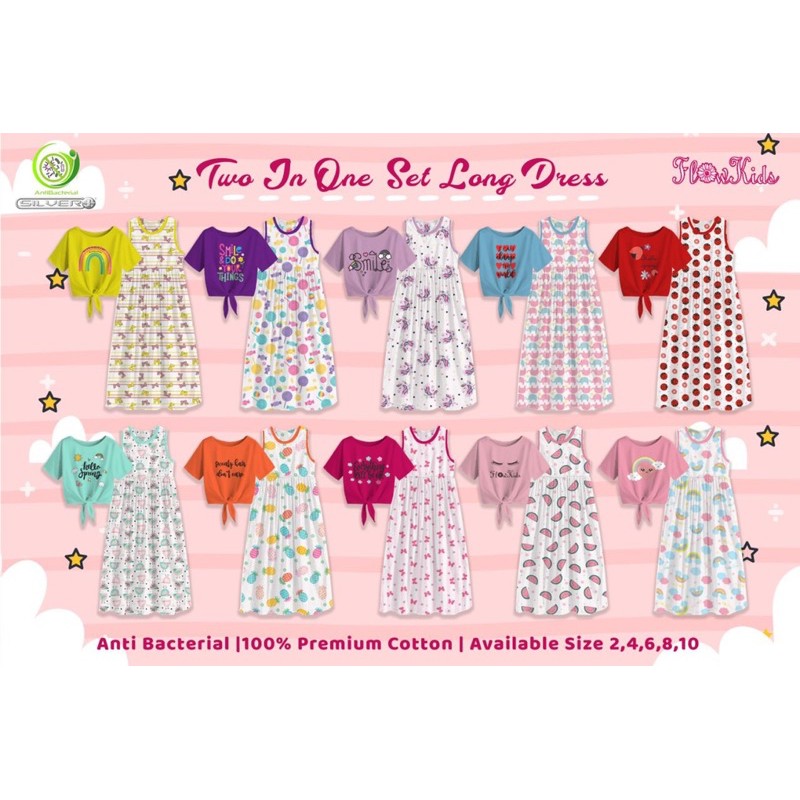 longdress flower kids dress Flowkids Fk 2in1 Set Longdress