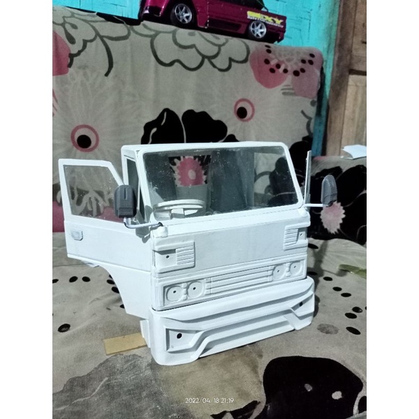 Kabin miniatur truk umplung skala 1:10 murah