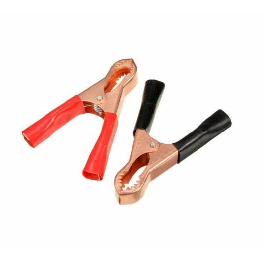 [HAEBOT] Capit Buaya Jepit Kabel Aki 30A Merah Hitam Besar Klip Cable Clip Alligator