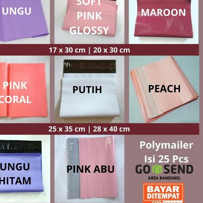 

COD (25 Pcs) Polymailer Plastik Packing Online Shop / Poly mailer Olshop