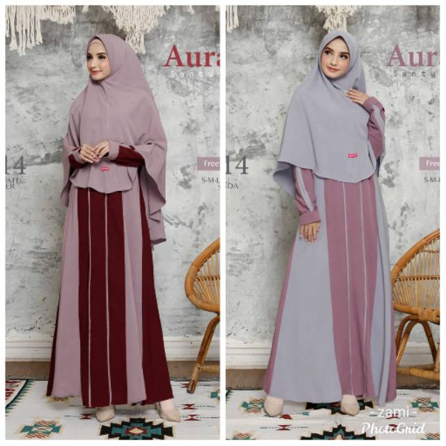 Gamis set hijab Aurany AS14