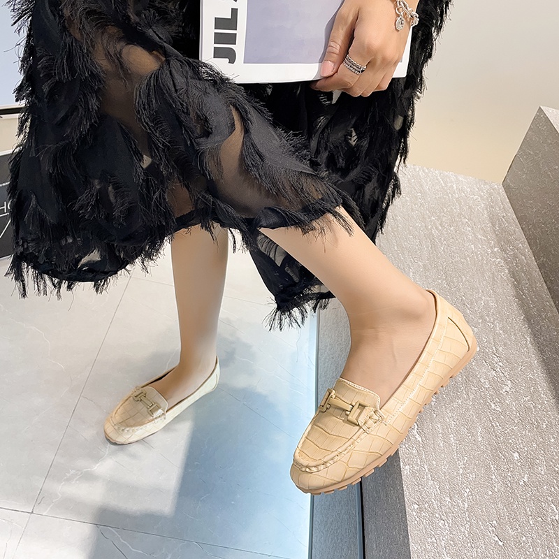 COLINE CLN-368 Flatshoes Loafers Croc Effect Leather C1100-3