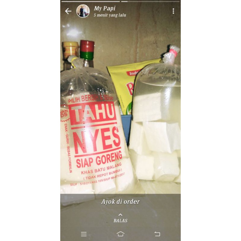 

Tahu Nyes Asli Batu Malang