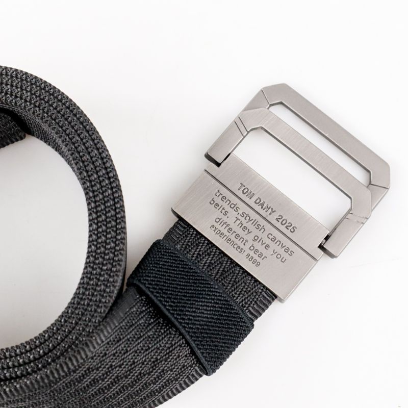 TERMURAH Craftman Tali Ikat Pinggang Pria Canvas Buckle Belt