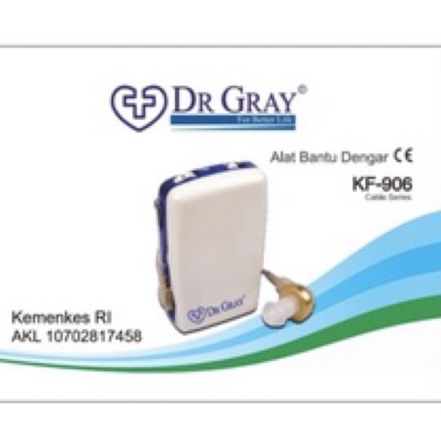 Hearing Aid Dr Gray KF-906 / Hearing Aid Dr Gray KF906 / Alat Bantu Pendengaran Dr Gray KF906