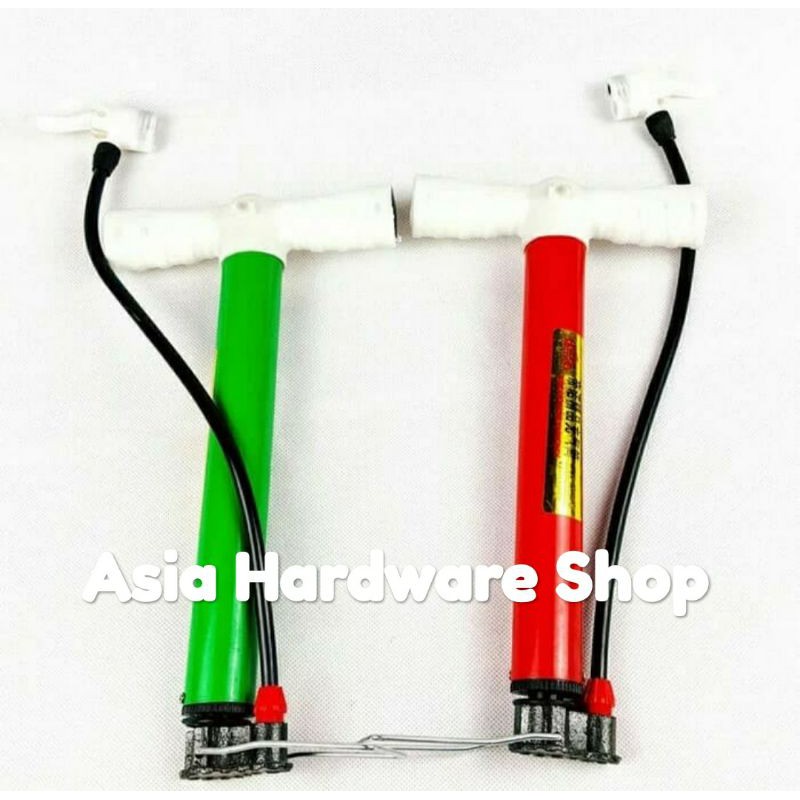 Pompa Ban Kecil Pompa Angin Manual Pendek Pompa Sepeda Pendek