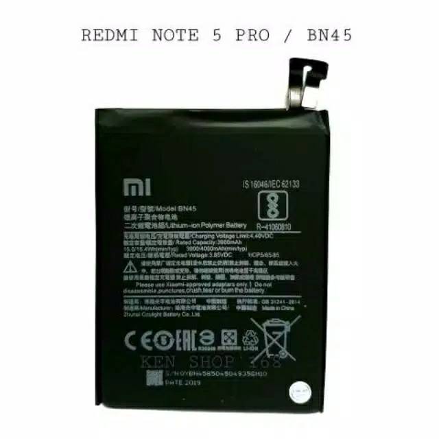 Baterai Xiaomi Redmi Note 5/Redmi note 5 Pro Bn45