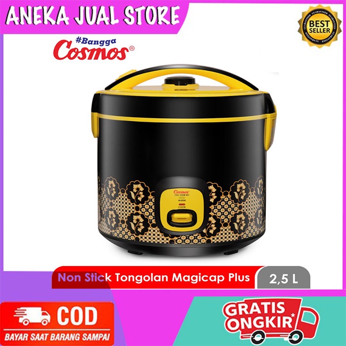 MAGIC COM / RICE COOKER COSMOS CRJ 5508 BC / CRJ5508BC / CRJ-5508 BC [2.5 LITER] GARANSI RESMI