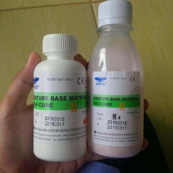 PROMO Self Cure / Sc Liquid Car Dan Bubuk Powder Lem Gigi Palsu Atau Gusi TERLARIS