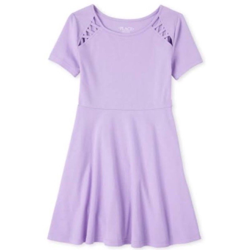 Place girls short sleeve skater dress