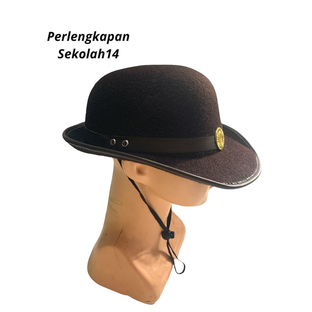 Topi boni rajut pramuka-topi pramuka-topi putri