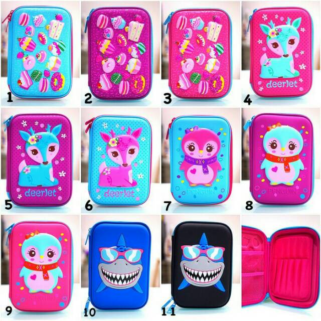 

Tempat pensil sekolah / hardtop pensil anak / hardtop pensil smiggle